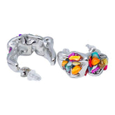 Jerald platinum plated earings