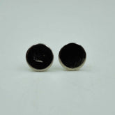 silver disc studs