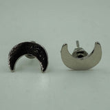foiled moon studs