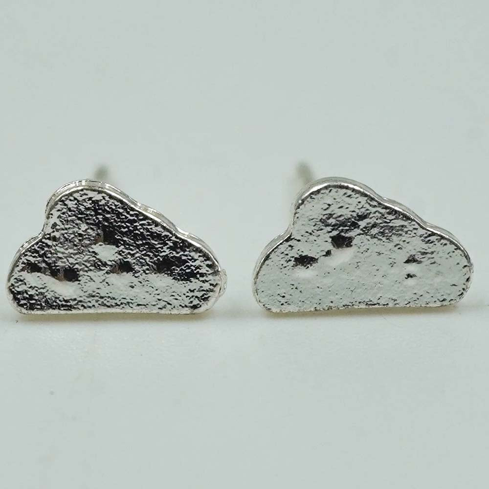 foiled clouds studs