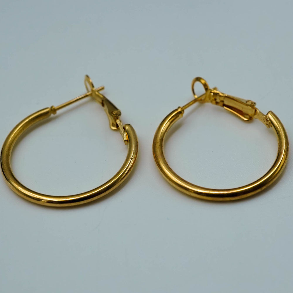 large golden hoops