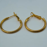 large golden hoops