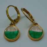green white drops