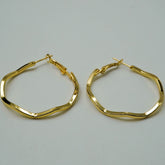 wavy hoops