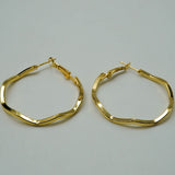wavy hoops