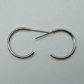 silver hoops