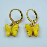 yellow butterfly drops