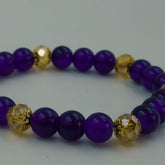 Purple stone bracelet