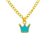 blue crown pendant
