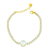 royal gold plated bracelet d452