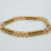golden beaded bracelet_D1181