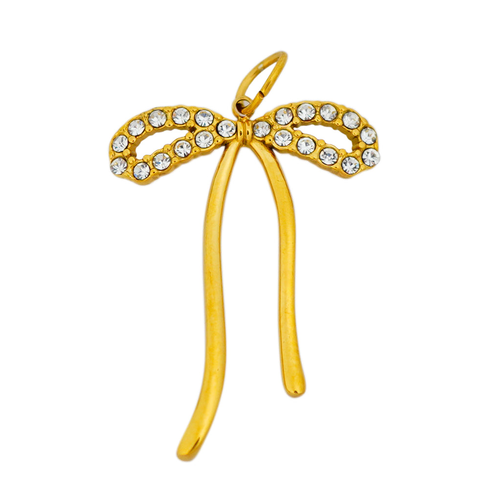 Faina big bow charm