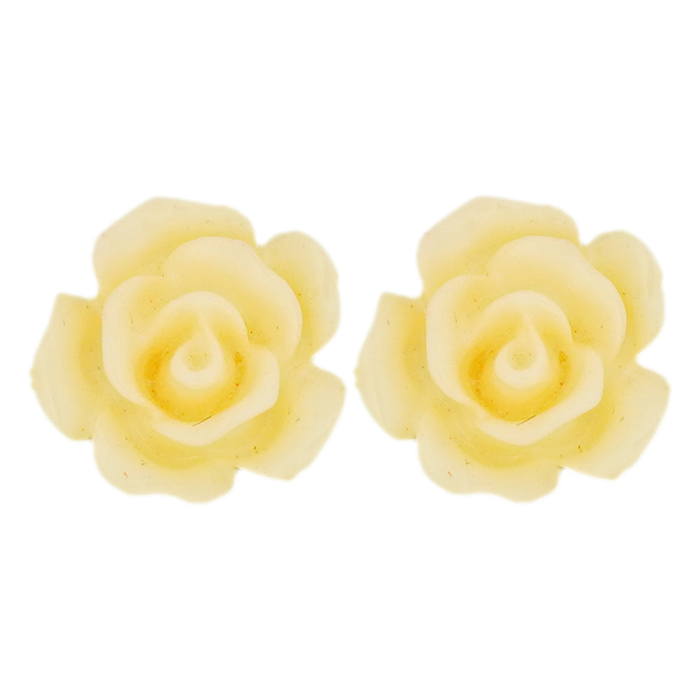 YELLOW FLOWER EARRING