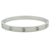 cartier silver plated band