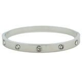 cartier silver plated band