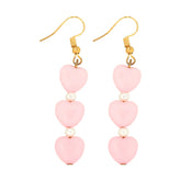 tripple pink heart drops