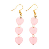 tripple pink heart drops