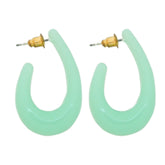 sea green hoops