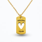 follow your heart pendent