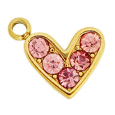 pink heart charm