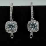 Silver plated Rosy drops