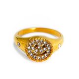 Iced Smiley ring