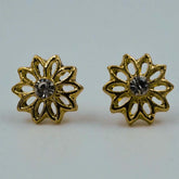 flower studs D1004