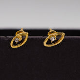evil eye almond studs