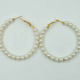 pearl hoops
