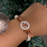 Spiritual Pearl & Carnelian Healing Bracelet