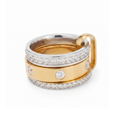 Exquisite Multi-Band Diamond Ring