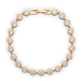 Elegance Unleashed: The Classic Bezel-Set Tennis Bracelet