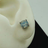 grey blue studs