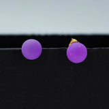 purple studs