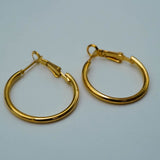large golden hoops