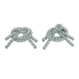 Knot silver plated earrings D463