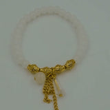 White stone bracelet