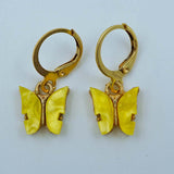 yellow butterfly drops