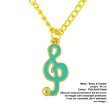 sea green musically pendant