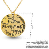 happy and thankful pendent