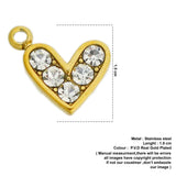 white heart charm