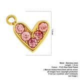 pink heart charm