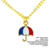colourful umbrella pendant