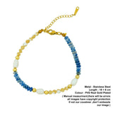 Tilly blue stoned bracelet D264