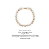 Elegance Unleashed: The Classic Bezel-Set Tennis Bracelet