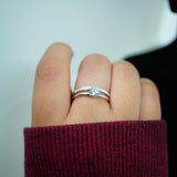 double wear silver plated ring
