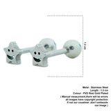 Star shaped Earrings D515