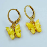 yellow butterfly drops