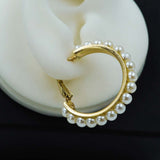 pearl hoops