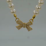 Stacy Bow pearl choker
